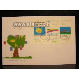 1991-fdc-l-1145-7-bl7-lasten-piirrustuksia-suomen-filateliapalvelu-oy